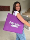 SAC GRENOBLE - MAUVE -  L (42x12x35cm)