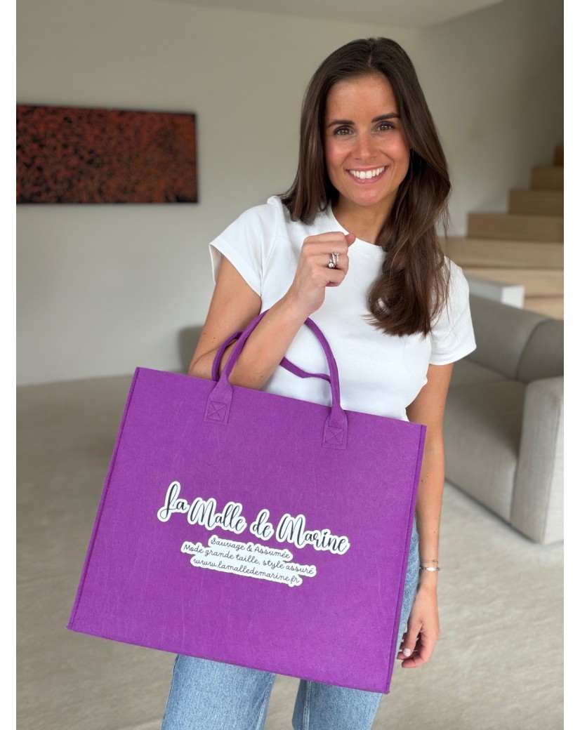 GRENOBLE BAG - MAUVE - L (42x12x35cm)