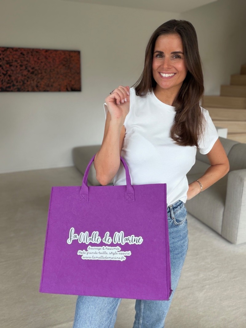 GRENOBLE BAG - MAUVE - L (42x12x35cm)