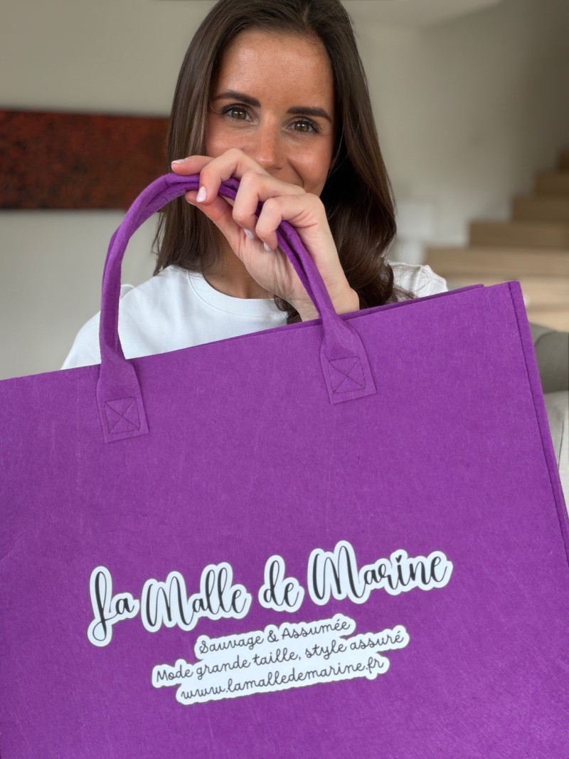 GRENOBLE BAG - MAUVE - L (42x12x35cm)