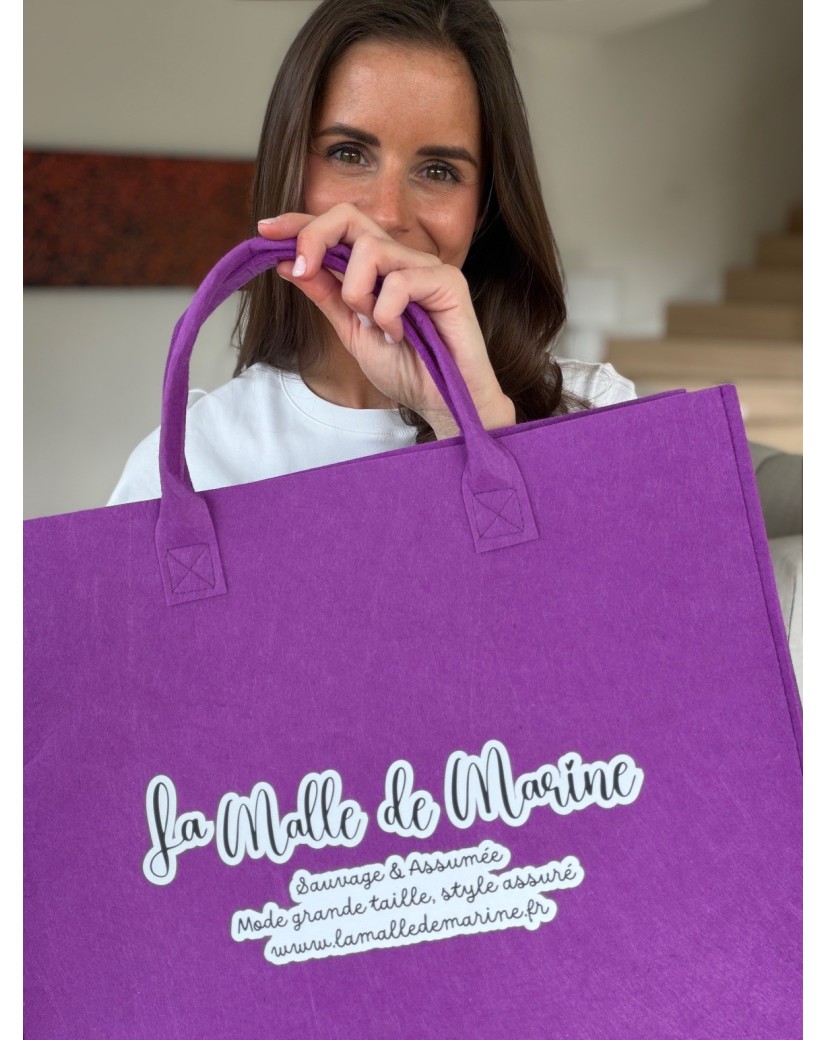 GRENOBLE BAG - MAUVE - L (42x12x35cm)
