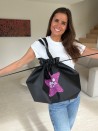 Sac Non Tissé Personnalisé Noir – Cabas Publicitaire modèle Nice L | Moonpack