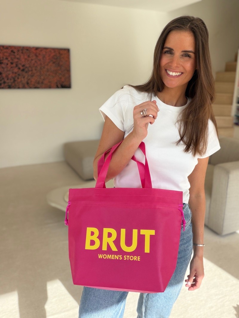 Bolso reutilizable Nice Fucsia - M (40x14x30cm)