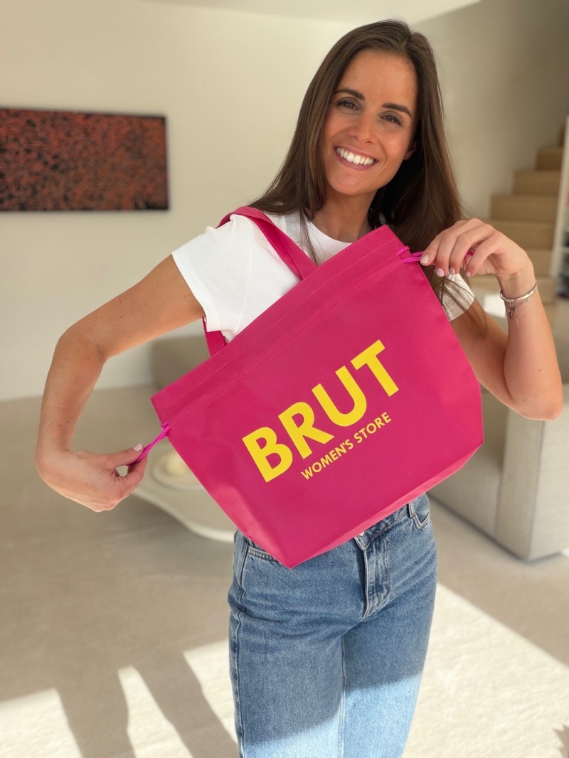 Bolso reutilizable Nice Fucsia - M (40x14x30cm)