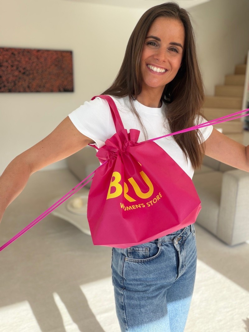 SAC NICE FUCHSIA - M (40x14x30cm)