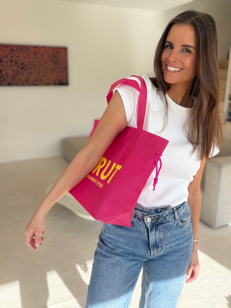 Bolso reutilizable Nice Fucsia - M (40x14x30cm)