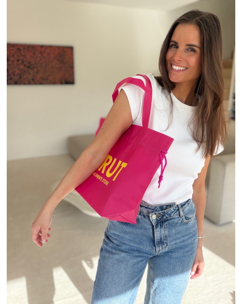 Nice Reusable Bag Fuchsia - M (40x14x30cm)