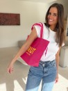 Nice Reusable Bag Fuchsia - M (40x14x30cm)