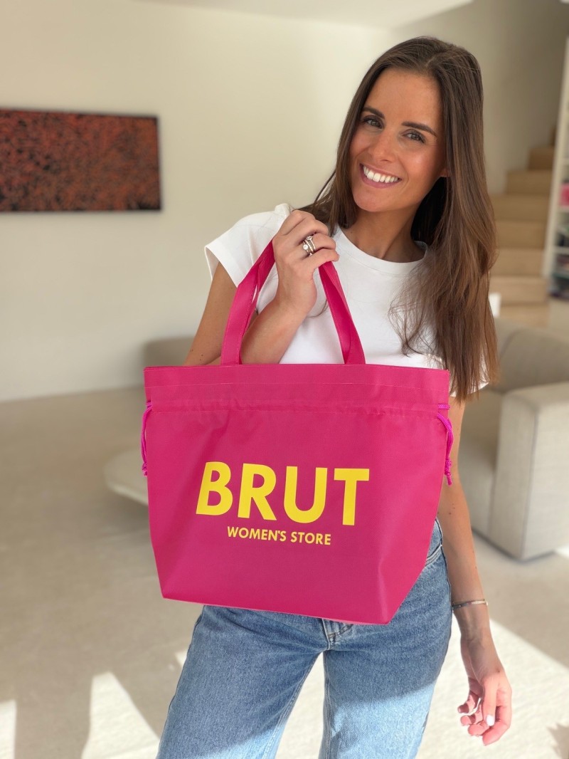 Nice Reusable Bag Fuchsia - M (40x14x30cm)