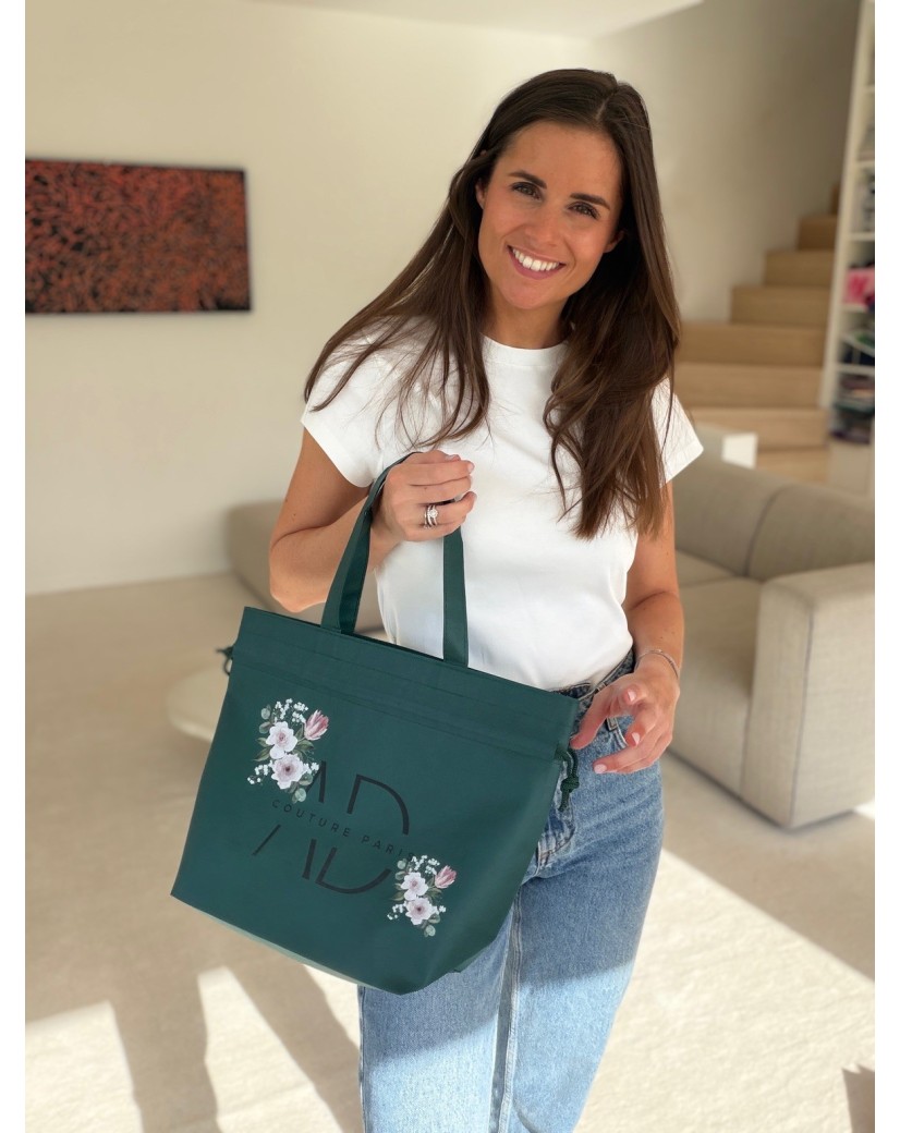 SAC NICE VERT SAPIN - M (40x14x30cm)