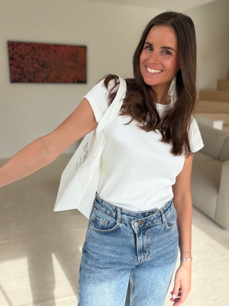 BOLSA NICE - BLANCO - M (40x14x30cm)