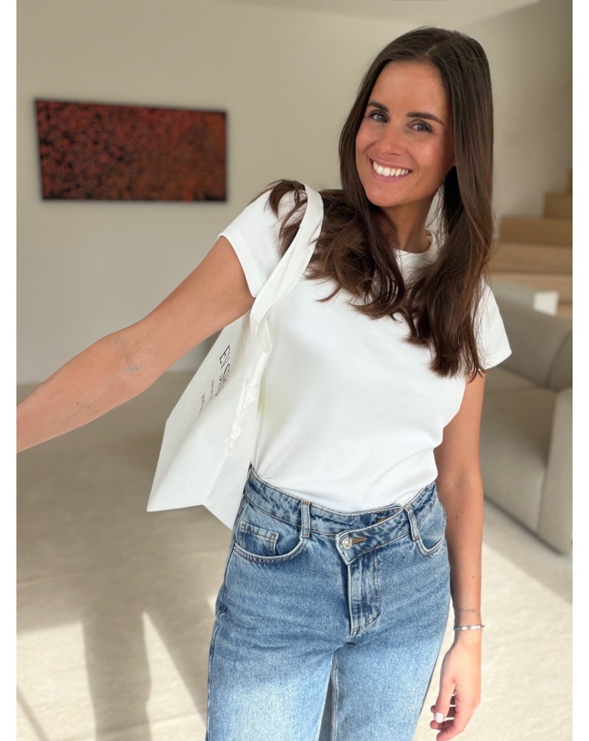 NICE TASCHEN - WEISS - M (40x14x30cm)