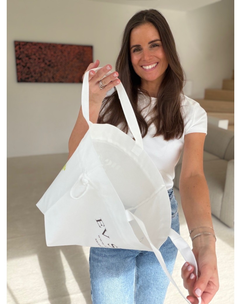 Sac Non Tissé Personnalisé Blanc – Cabas Publicitaire Nice M | Moonpack