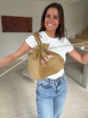 Bolso reutilizable Nice Beige - M (40x14x30cm)