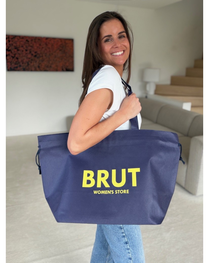 Sac Non Tissé Personnalisé Bleu Marine – Cabas Publicitaire modèle Nice L