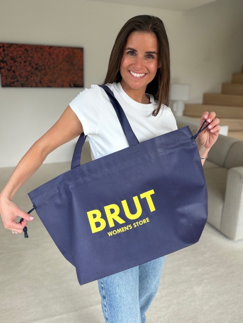 Bolso NICE azul talla L (58x24x35cm)