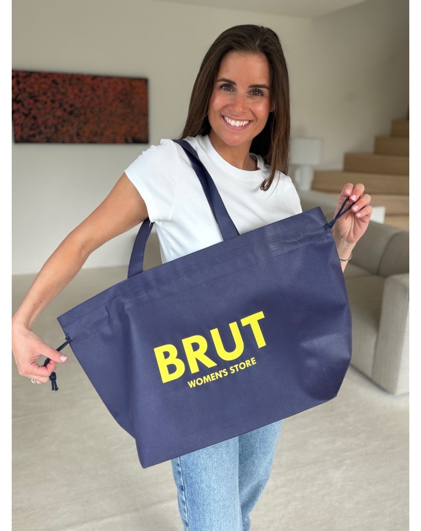 NICE blaue Tasche L (58x24x35cm)