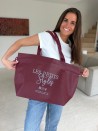Sac non tissé personnalisé Bordeaux – modèle Nice L (58x24x35cm)