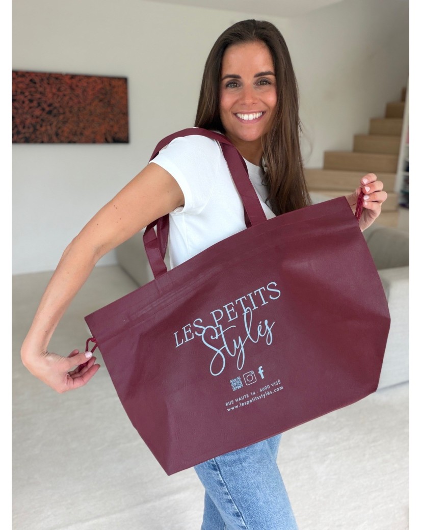 SAC NICE BORDEAUX L (58x24x35cm)