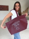 Sac non tissé personnalisé Bordeaux – modèle Nice L (58x24x35cm)