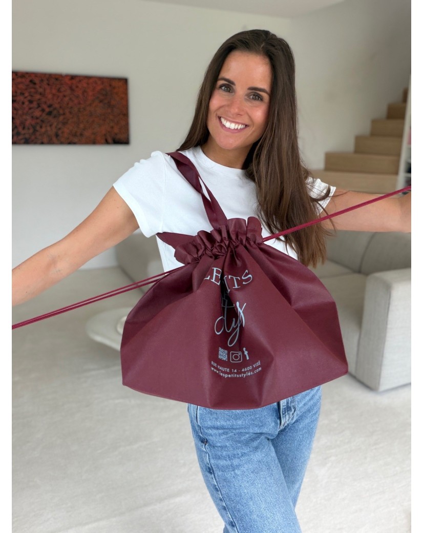 Nice Reusable Bag Bordeaux L (58x24x35cm)