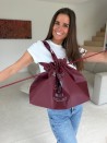Sac non tissé personnalisé Bordeaux – modèle Nice L (58x24x35cm)