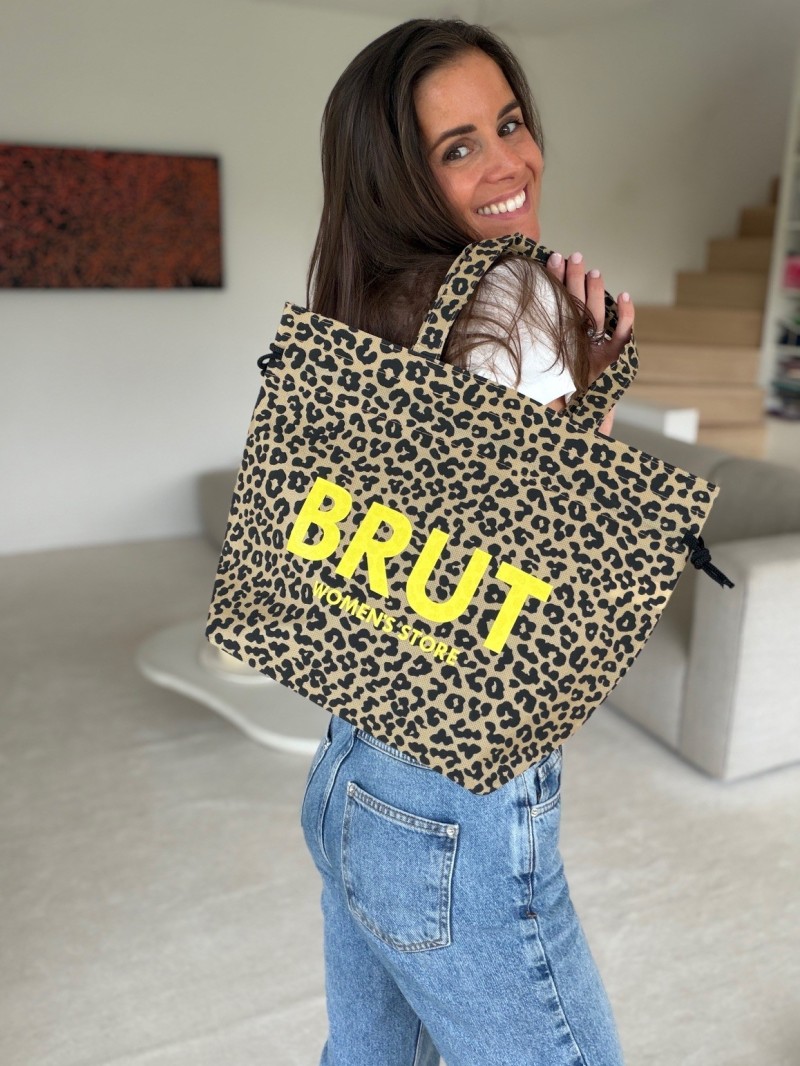 NICE BAG – LEOPARD PRINT – M (40x14x30cm)