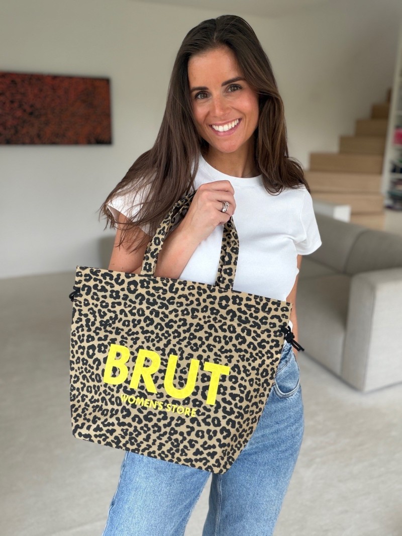 Bolsa NICE Leopardo – M (40 x 14 x 30 cm)