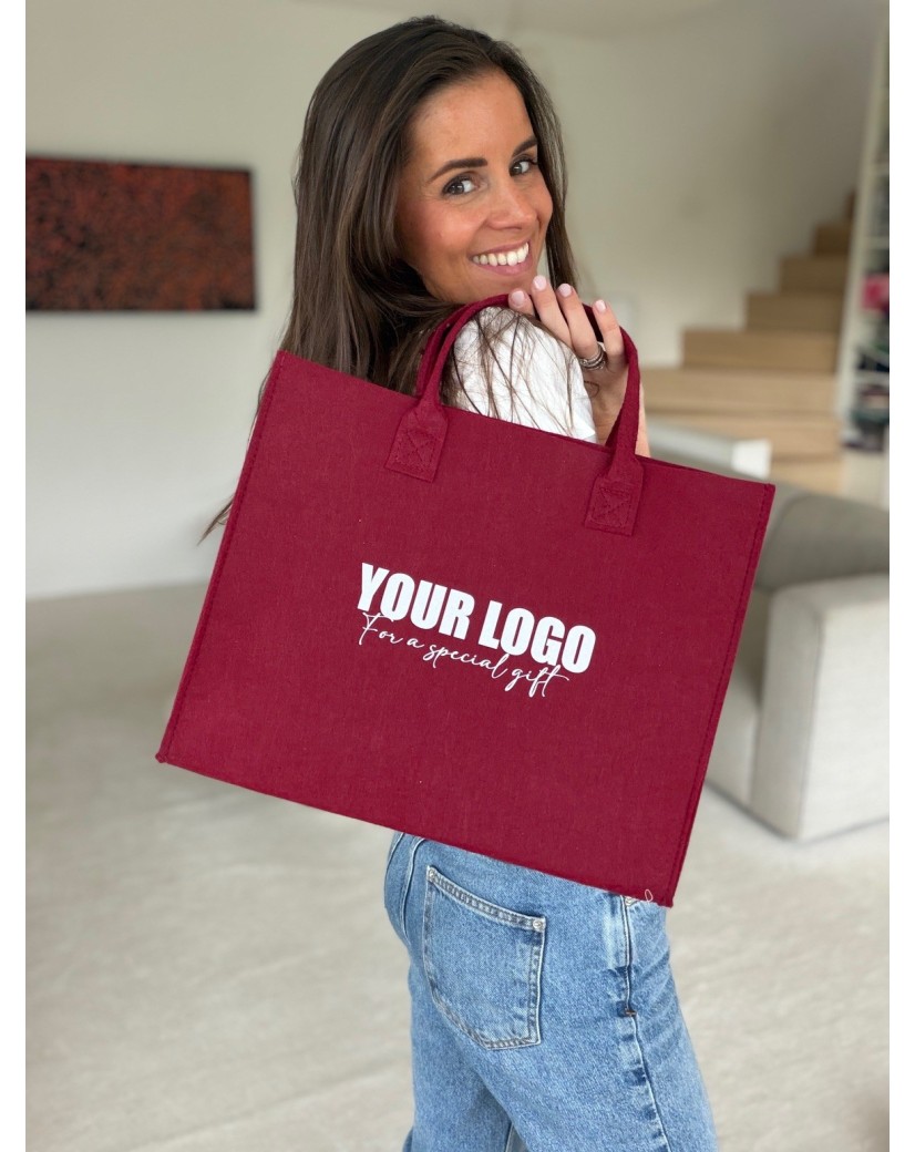 GRENOBLE BAG - BORDEAUX - M (35,5x11x28,5cm)