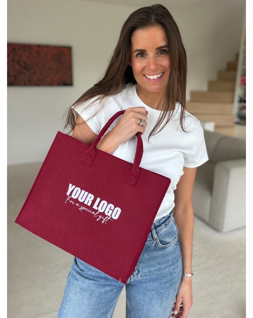 GRENOBLE BAG - BORDEAUX - M (35,5x11x28,5cm)