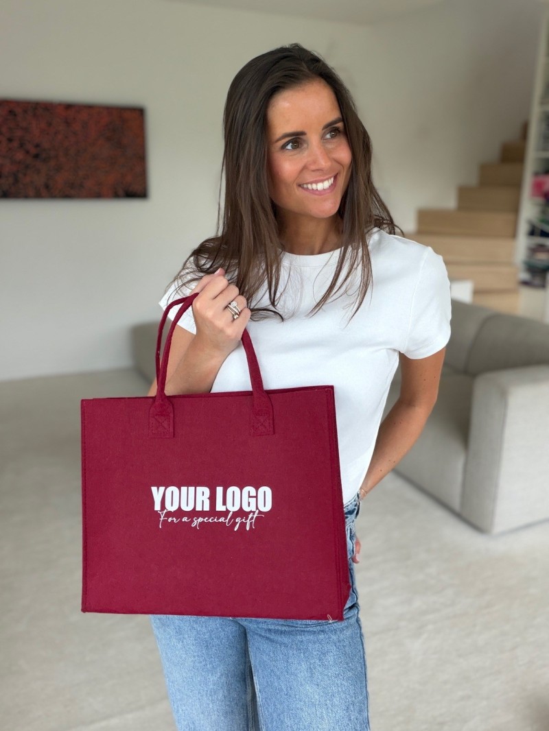 GRENOBLE BAG - BORDEAUX - M (35,5x11x28,5cm)