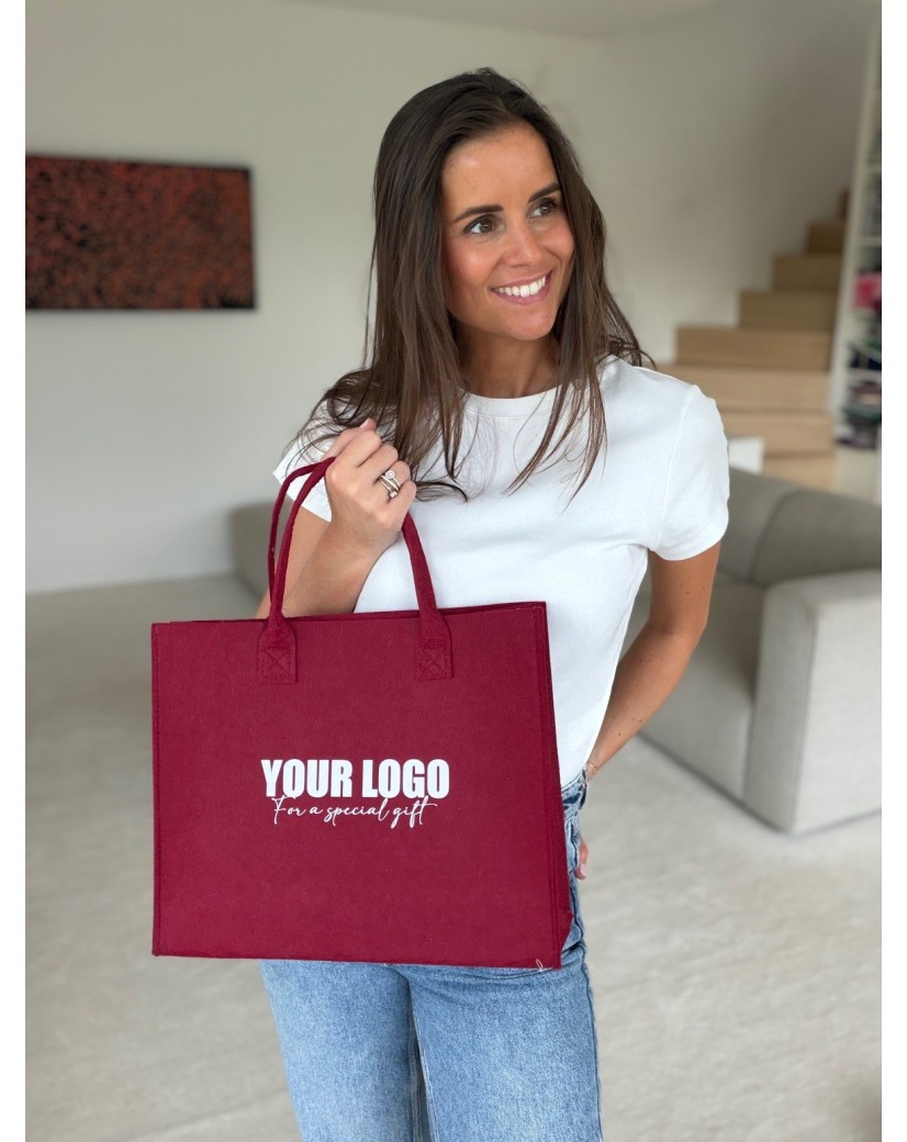 GRENOBLE BAG - BORDEAUX - M (35,5x11x28,5cm)