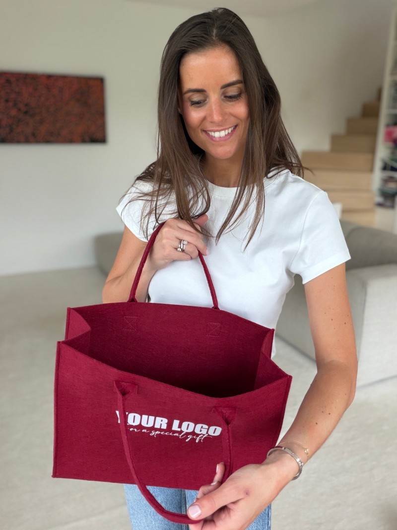 GRENOBLE BAG - BORDEAUX - M (35,5x11x28,5cm)