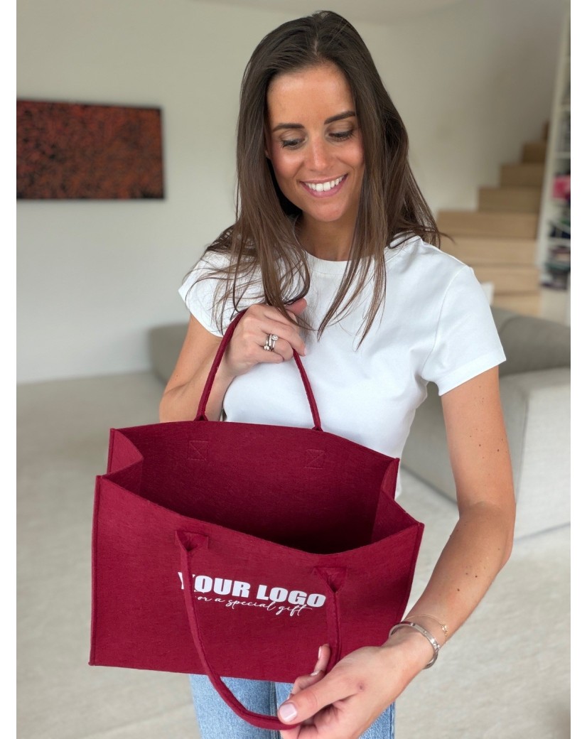 GRENOBLE BAG - BORDEAUX - M (35,5x11x28,5cm)