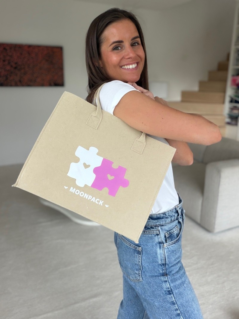 GRENOBLE BAG - BEIGE - M (35,5x11x28,5cm)