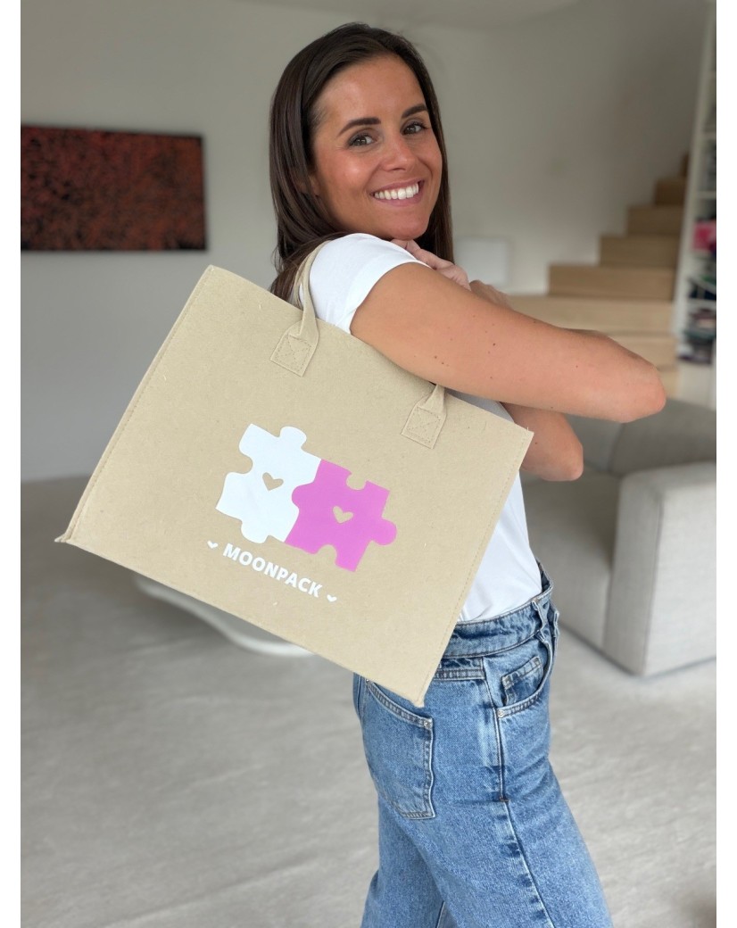 GRENOBLE BAG - BEIGE - M (35,5x11x28,5cm)