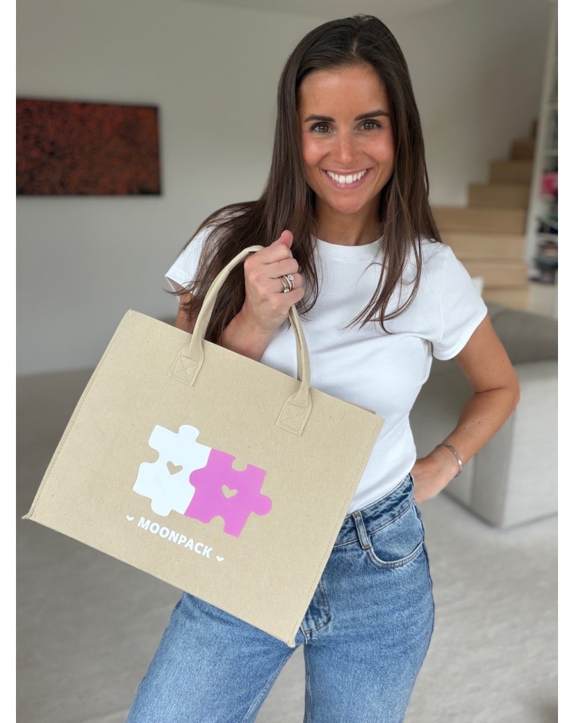 GRENOBLE BAG - BEIGE - M (35,5x11x28,5cm)