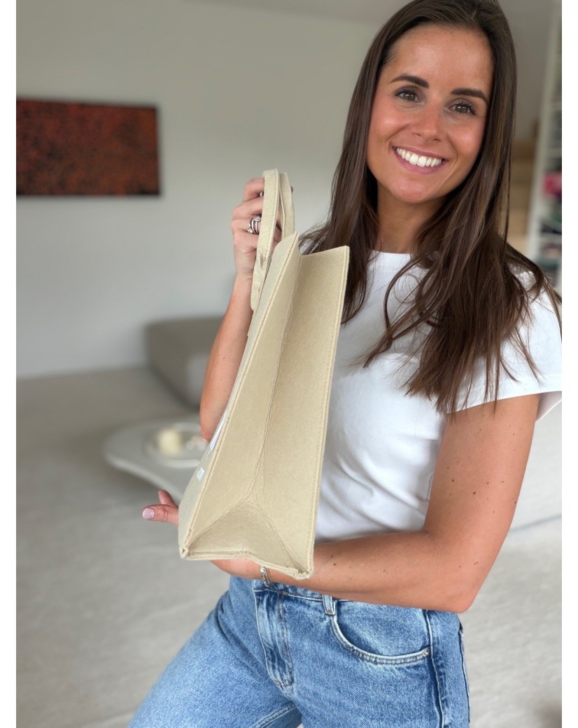 GRENOBLE BAG - BEIGE - M (35,5x11x28,5cm)