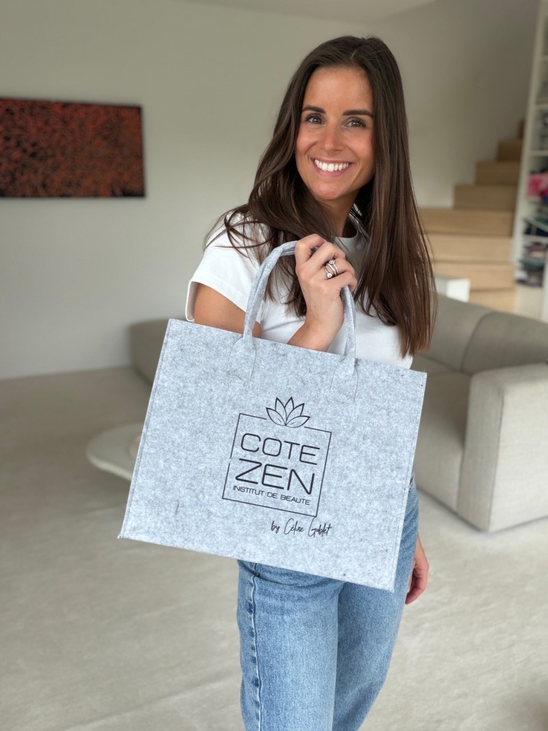 GRENOBLE BAG - LIGHT GREY - M (35,5x11x28,5cm)