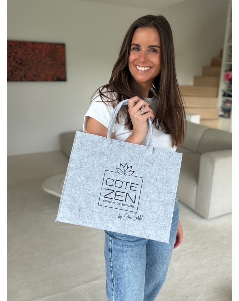 GRENOBLE BAG - LIGHT GREY - M (35,5x11x28,5cm)