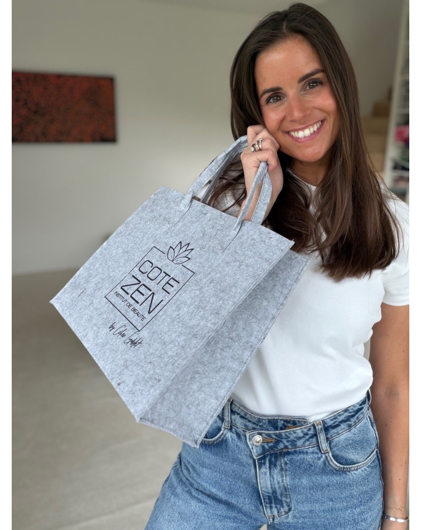 GRENOBLE BAG - LIGHT GREY - M (35,5x11x28,5cm)