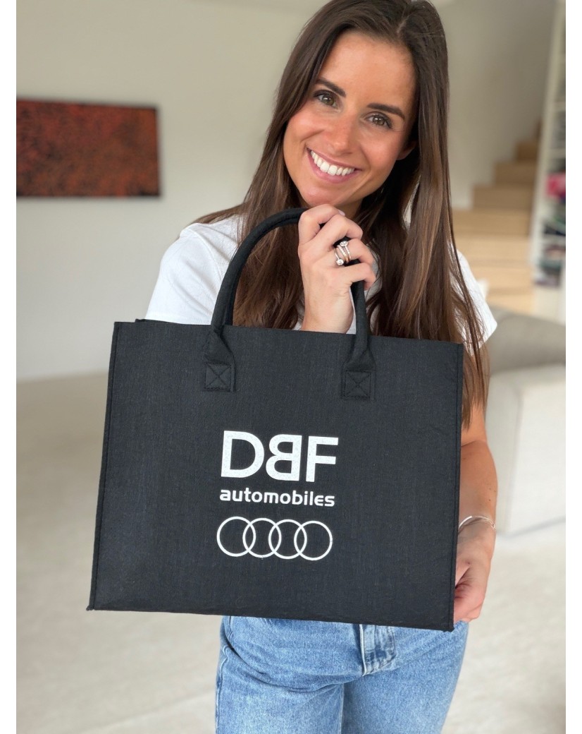 Tragetasche Grenoble - Schwarz - M (35,5x11x28,5cm)