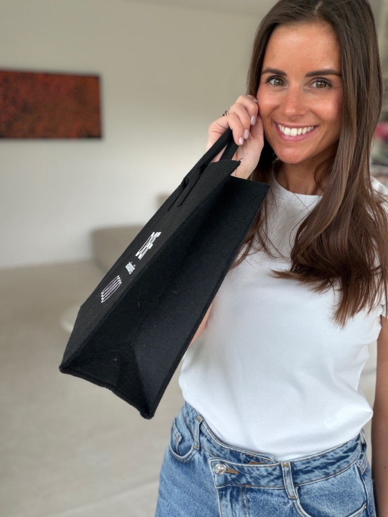 SAC GRENOBLE - NOIR - M (35,5x11x28,5cm)