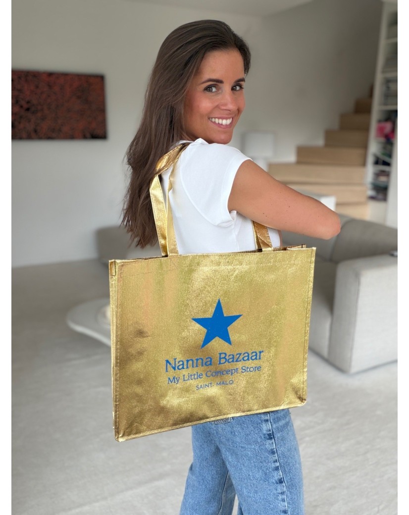 SAC MIAMI - DORÉ - (42x12x35 cm)