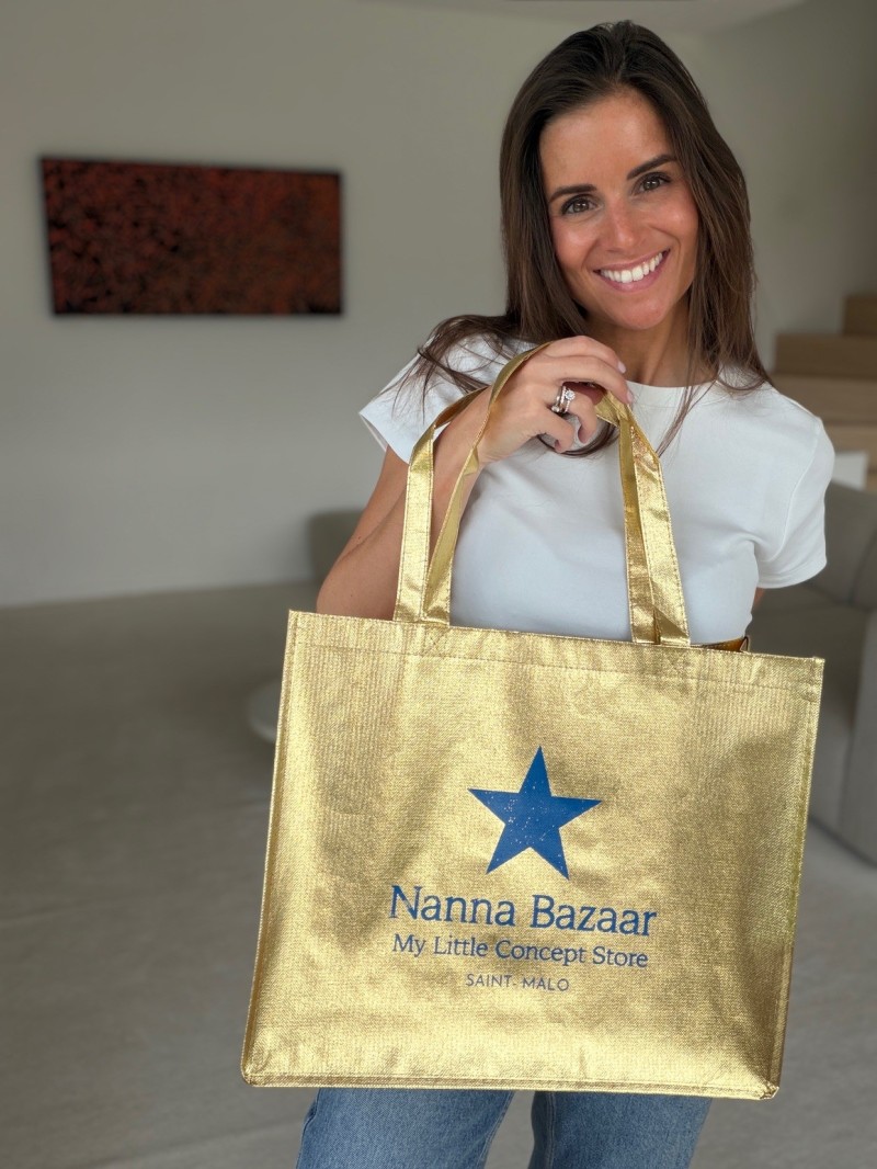 SAC MIAMI - DORÉ - (42x12x35 cm)