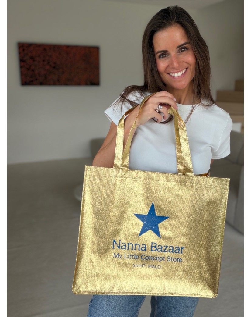 SAC MIAMI - DORÉ - (42x12x35 cm)