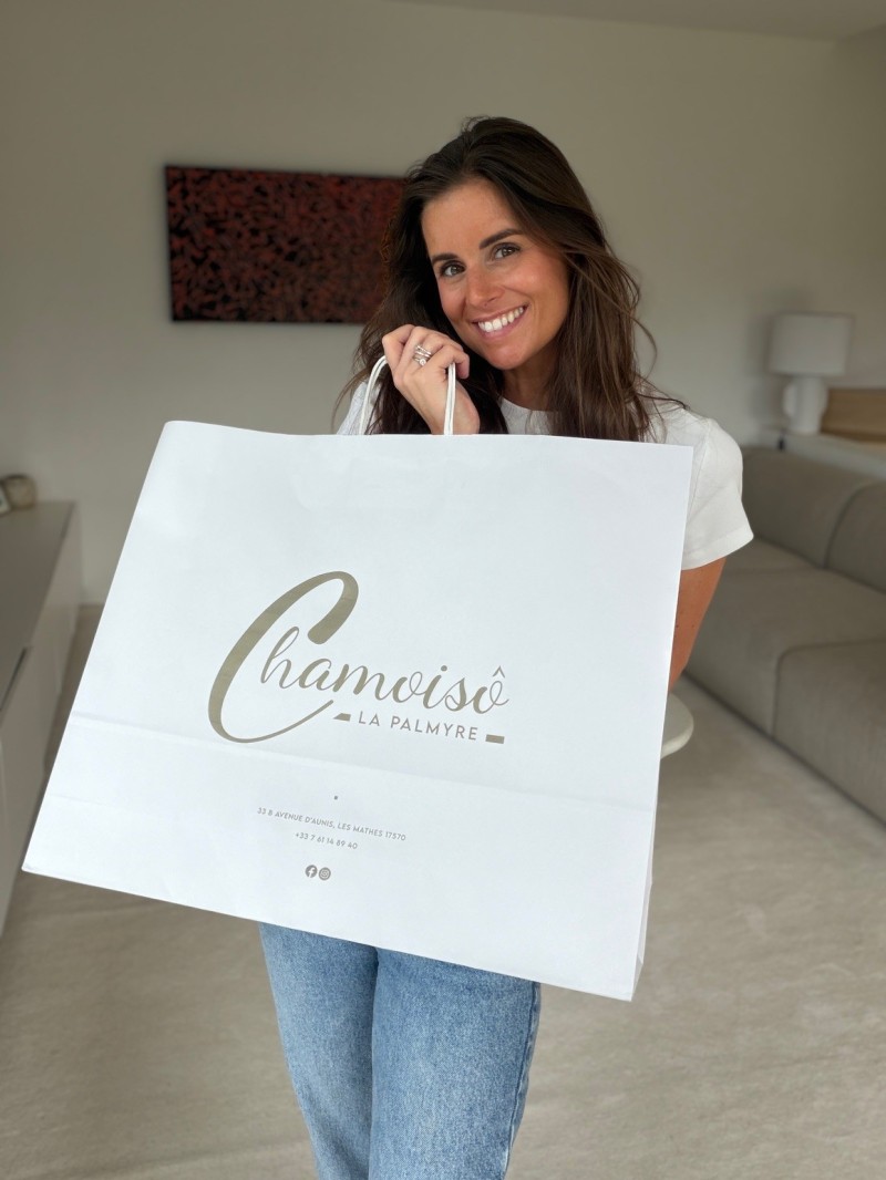 Chronopack Sac poignées torsadées - Blanc XL