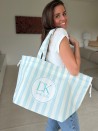 SAC NICE LINEA BLEU - L 🩵 (58x24x35cm)