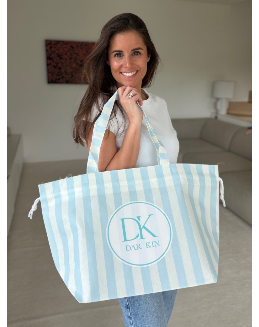 SAC NICE LINEA BLEU - L 🩵 (58x24x35cm)