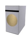 ETIQUETTE RONDE 5CM - OR MAT - SANS IMPRESSION